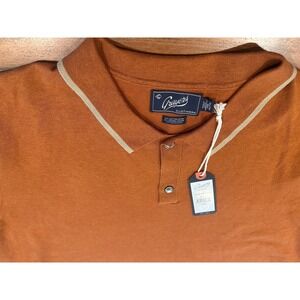 Grayers Clothiers Mens XXL Copper Orange Cotton Viscose Knit Polo Shirt NWT